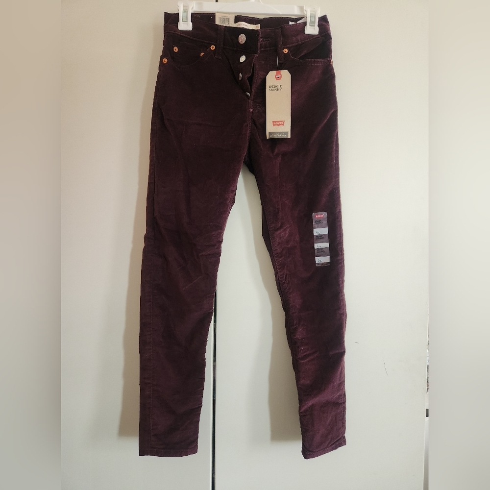 Velour Levi's pants size 0/W25